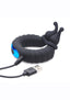 Trinity Men 10x Cock Cobra Dual Stimulating Rechargeable Silicone Cock Ring - Black
