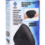 Trinity Men 10x Pleasure Stroke Penis Vibrating Silicone Sleeve - Black