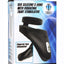 Trinity Men 10x Rechargeable Silicone Cock Ring with Vibrating Taint Stimulator