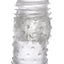Trinity Men Dual Vibrating Penis Sheath - Clear