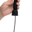 Trinity Men Penis Head Teaser with Uretheral Insert - Black