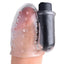 Trinity Men Rechargeable Bullet Penis Head Teaser with Remote Control - Clear