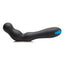 Trinity Men Rechargeable Silicone Beaded Prostate Vibrator - Black