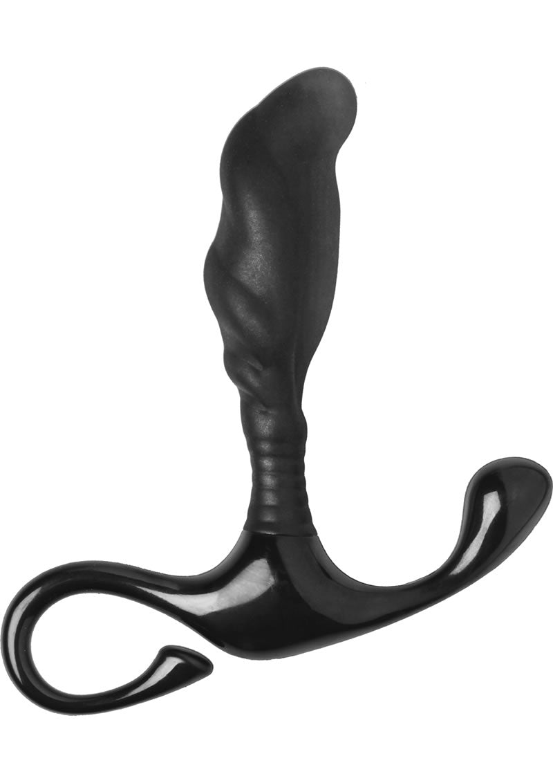 Trinity Men Silicone Wavy Prostate Exerciser - Black