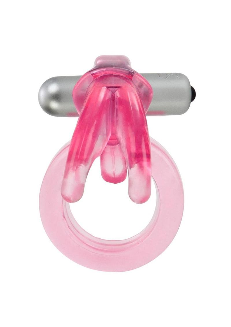 Triple Clit Flicker Cock Ring