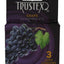 Trustex Lubricated Reservoir Tip Flavored Latex Condom Grape - 3 Per Box