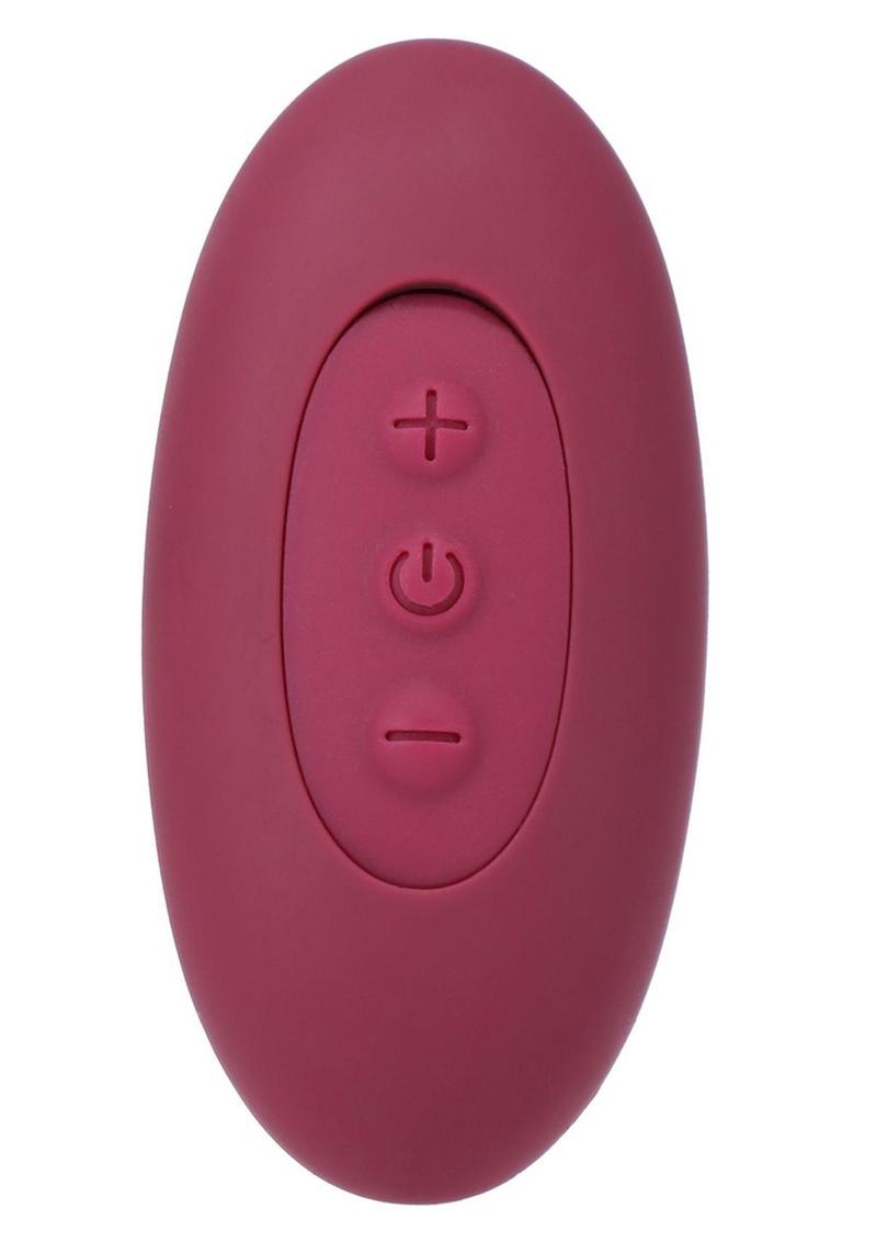 Tryst Duet Rechargeable Silicone Double End Vibrator with Remote Control - Pink