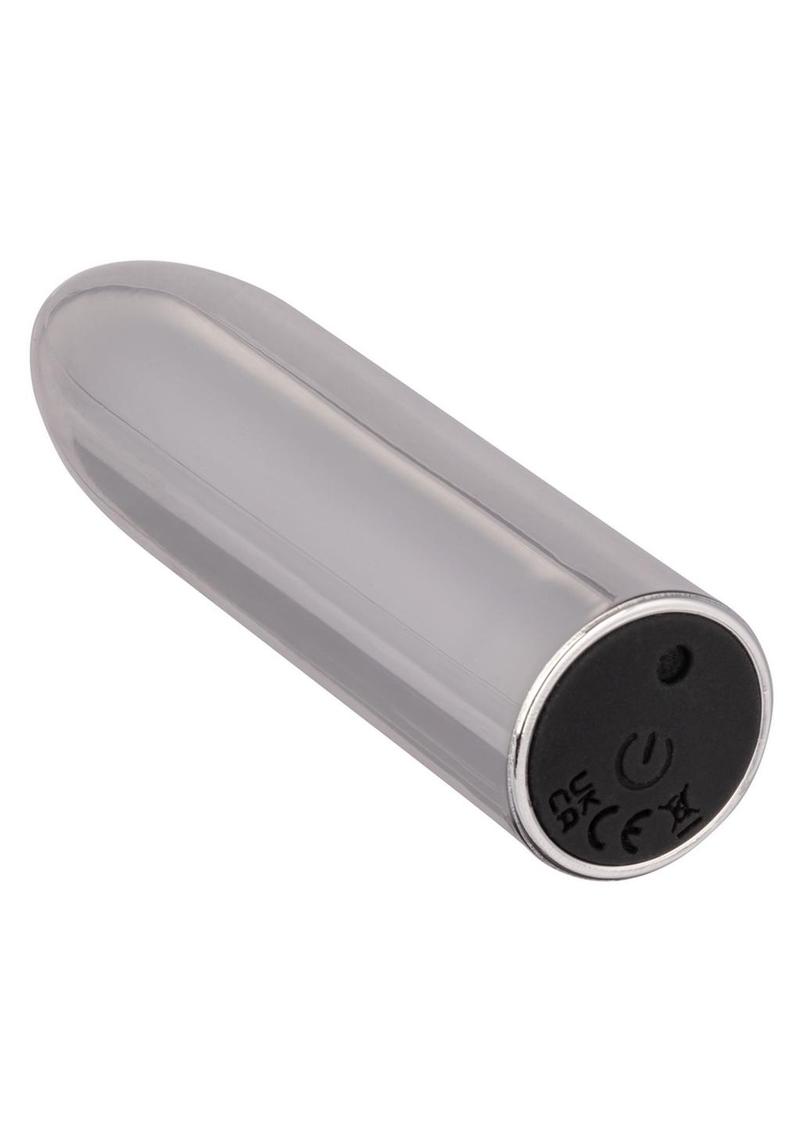 Turbo Buzz Classic Rechargeable Mini Bullet - Silver