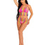 Twist Net Tank Top and Boy Shorts Ombre - Multicolor/Rainbow - One Size - 2 Piece