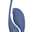 Twitch 2 Silicone Rechargeable Suction and Flapping Vibrator with Remote Control Egg - Blue