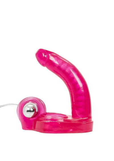 Ultimate Triple Stimulator Vibrating Cock Ring with Remote Control - Pink