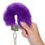 Ultra Fluffy Furry Cuffs - Metal/Purple
