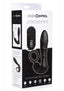 Under Control Rechargeable Silicone Prostate Vibrator and Cock Strap with Remote Control - Black