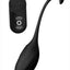 Under Control Rechargeable Silicone Vibrating Egg with Remote Control - Black