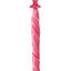Unicorn Tails Silicone Anal Plug - Pastel Pink/Pink