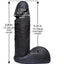 Vac-U-Lock Codeblack Ultraskyn Dildo - Black - 6in