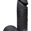 Vac-U-Lock Codeblack Ultraskyn Dildo - Black - 6in