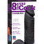 Vac-U-Lock Codeblack Ultraskyn Dildo - Black - 8in