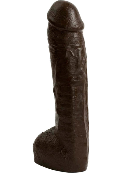 Vac-U-Lock Realistic Hung Dildo - Black - 12in