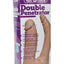Vac-U-Lock The Naturals Double Penetrator Dildo - Vanilla - 6in