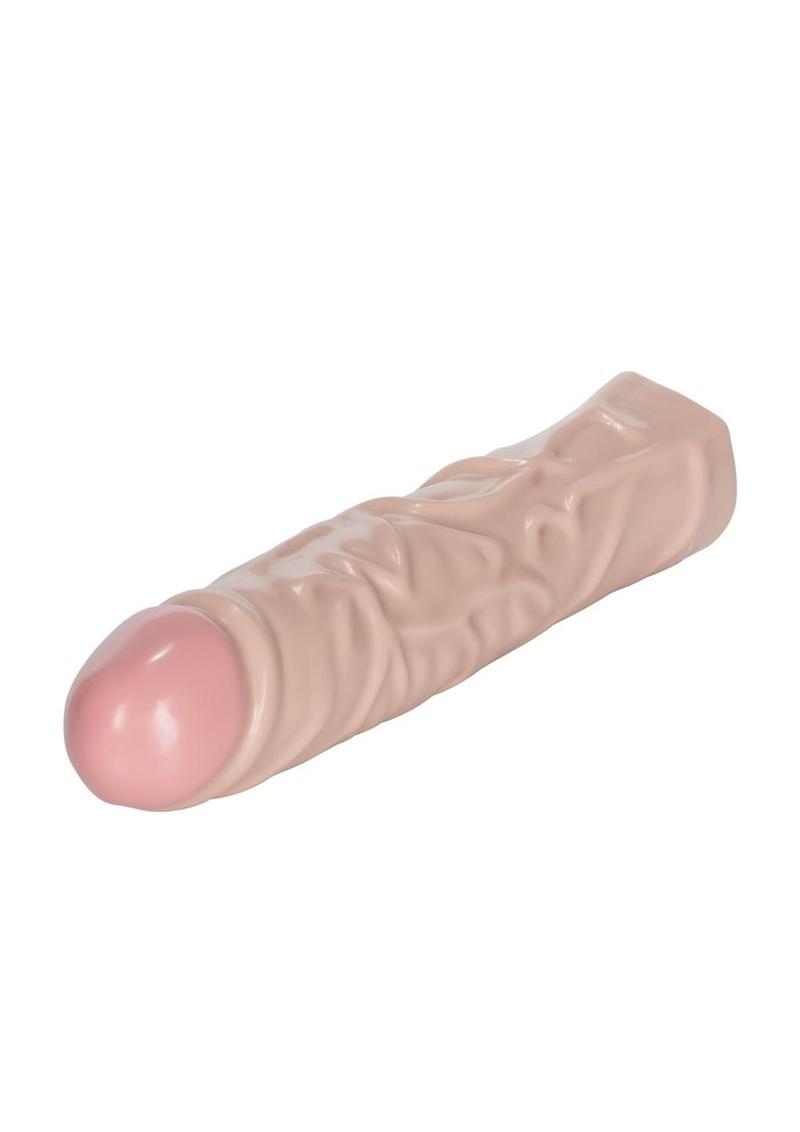 Veined Chubby Dildo - Vanilla - 8.5in