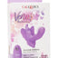 Venus Butterfly Rocking Penis Silicone Rechargeable Strap-On with Remote Control - Purple