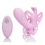 Venus Butterfly Venus G Silicone Rechargeable Strap-On with Remote Control - Pink