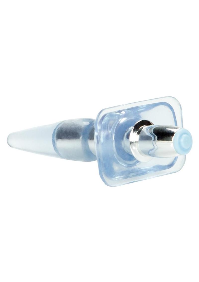 Vibrating High Intensity Probe Butt Plug - Blue