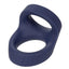 Viceroy Max Dual Ring Silicone Cock Ring - Blue
