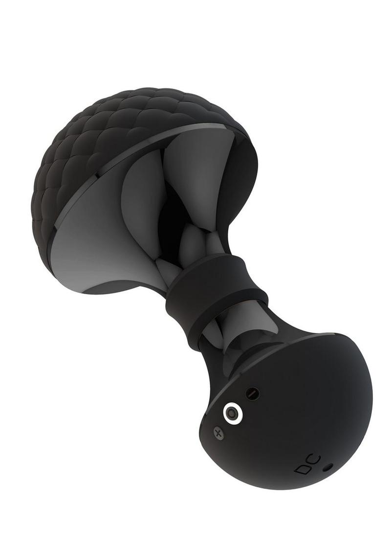 Vive Enoki Rechargeable Silicone Bendable Massager - Black
