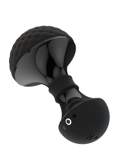 Vive Enoki Rechargeable Silicone Bendable Massager - Black