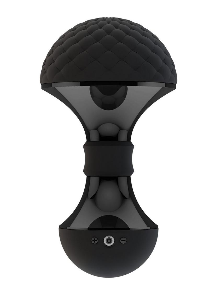 Vive Enoki Rechargeable Silicone Bendable Massager - Black