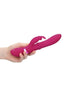 Vive Halo Rechargeable Silicone Ring Rabbit Vibrator - Pink
