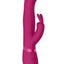 Vive Izara Triple Action Rechargeable Silicone Rotating Beaded G-Spot Rabbit Vibrator - Pink