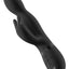 Vive Niva 360 Degrees Rechargeable Silicone Rotating G-Spot Rabbit Vibrator - Black