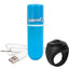 Vooom Wireless Remote Control Silicone USB Rechargeable Bullet Waterproof - Blue