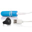 Vooom Wireless Remote Control Silicone USB Rechargeable Bullet Waterproof - Blue