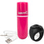 Vooom Wireless Remote Control Silicone USB Rechargeable Bullet Waterproof - Pink