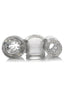 Wand Essentials Twin Turbo Strokers Attachment - Clear