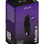 We-Vibe Moxie+ Wearable Rechargeable Silicone Panty Vibe Clitoral Stimulator with Remote - Black