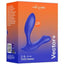 We-Vibe Vector+ Rechargeable Silicone Vibrating Prostate Massager with Remote Control - Blue/Royal Blue