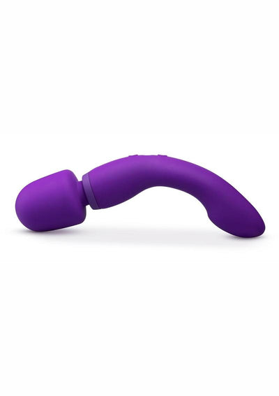 Wellness Dual Sense Rechargeable Silicone Massager - Purple