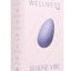 Wellness Serene Vibe Rechargeable Silicone Vibrating Egg with Remote - Lavender/Purple