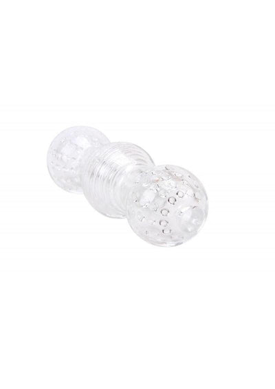 Wet Dreams Crystal Voyeur Series Big Balls Stroker Sleeve Masturbator - Clear