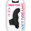 Wet Dreams Finger Tease Vibrator Waterproof - Black