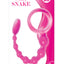 Wet Dreams Sex Snake Silicone Vibrating Anal Beads - Pink/Pink Passion