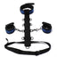 WhipSmart Adjustable Body Harness Restraint - Black/Blue - 3 Piece