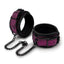 WhipSmart Dragon's Lair Deluxe Wrist and Ankle Cuffs - Black/Purple