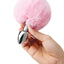 WhipSmart Fluffy Bunny Metal Plug with Tail