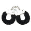 WhipSmart Furry Cuffs with Eye Mask - Black